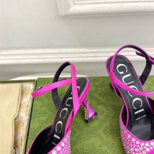 High Quality Luxury Gucci New Crystal Diamond Sandals And Slippers product detail