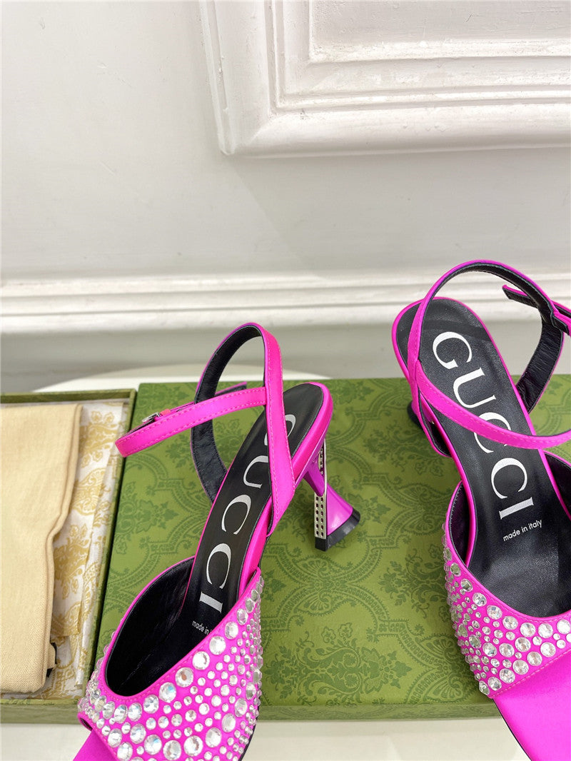 High Quality Luxury Gucci New Crystal Diamond Sandals And Slippers product detail