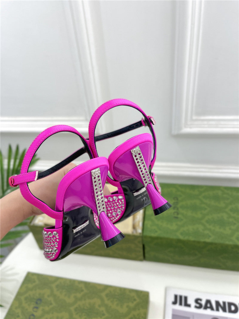 High Quality Luxury Gucci New Crystal Diamond Sandals And Slippers product detail