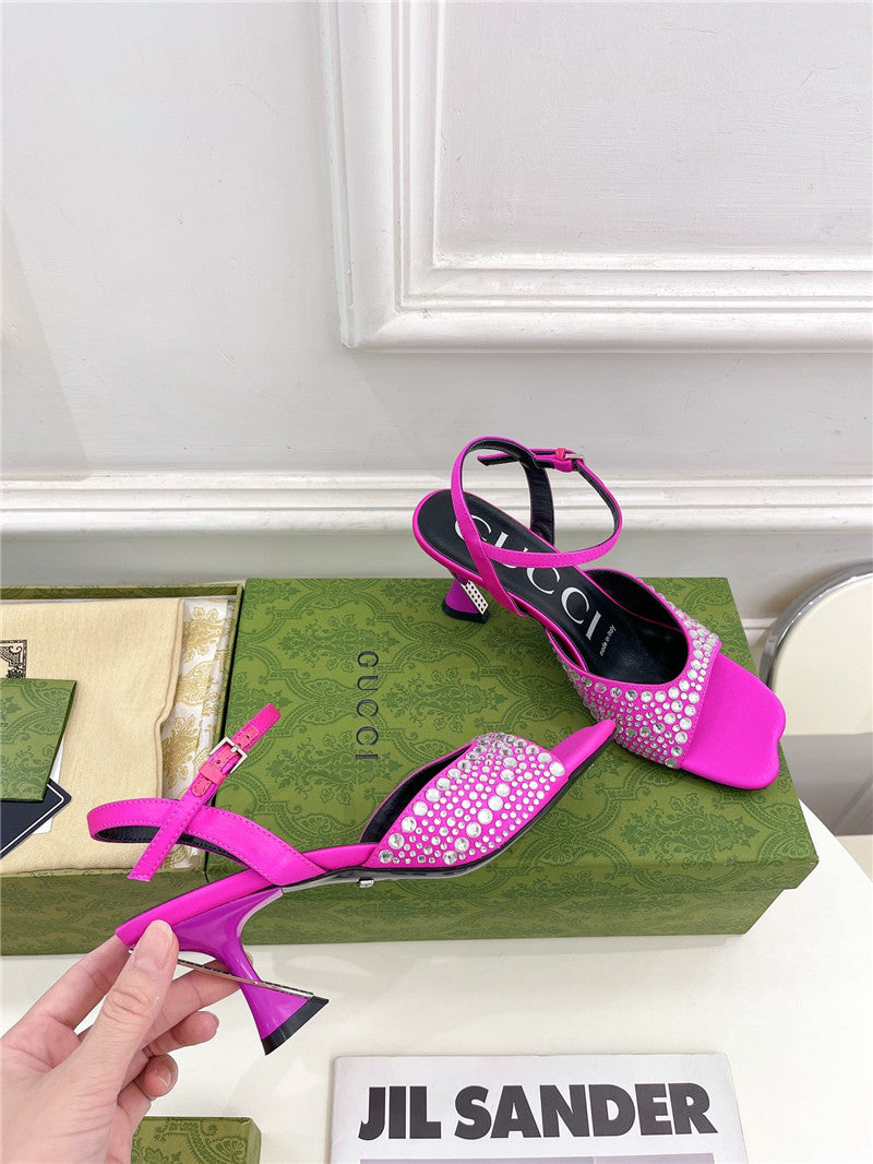 High Quality Luxury Gucci New Crystal Diamond Sandals And Slippers product detail