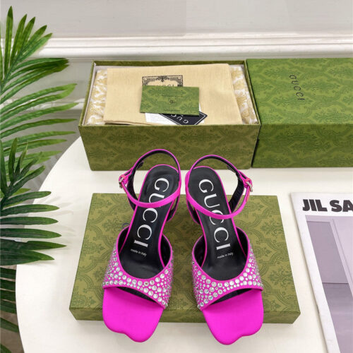 High Quality Luxury Gucci New Crystal Diamond Sandals And Slippers product detail
