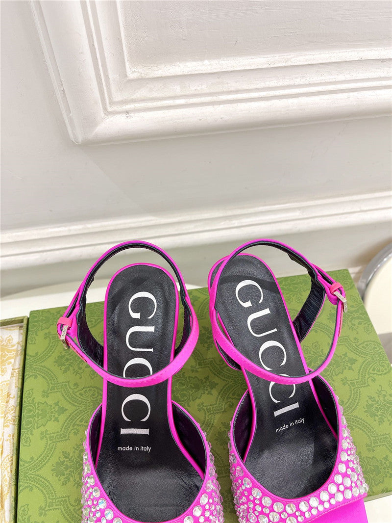 High Quality Luxury Gucci New Crystal Diamond Sandals And Slippers product detail
