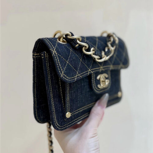 High Quality Luxury Chanel Denim Messenger Bag product detail