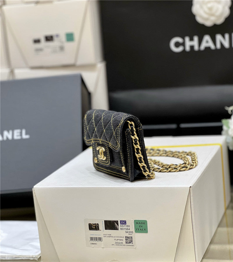 High Quality Luxury Chanel Mini Denim Messenger Bag product detail