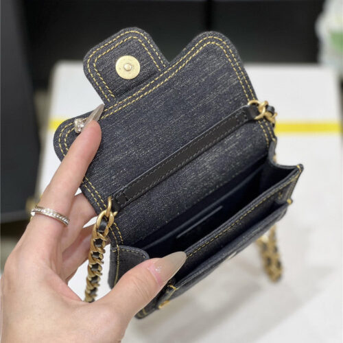High Quality Luxury Chanel Mini Denim Messenger Bag product detail