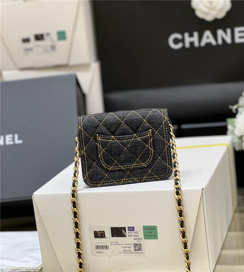 High Quality Luxury Chanel Mini Denim Messenger Bag product detail