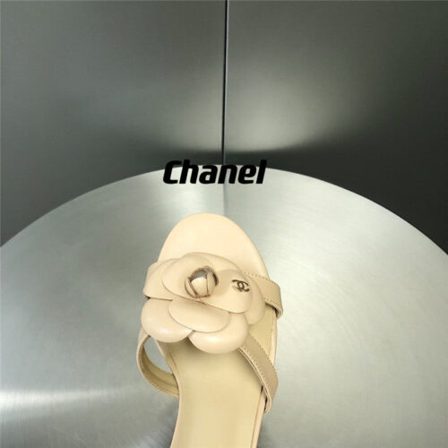 High Quality Luxury Chanel Camellia Slippers Sandals – Style 97830 product detail