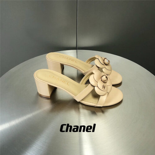 High Quality Luxury Chanel Camellia Slippers Sandals – Style 97830