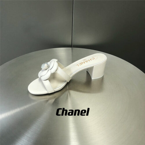 High Quality Luxury Chanel Camellia Slippers Sandals – Style 99526 product detail