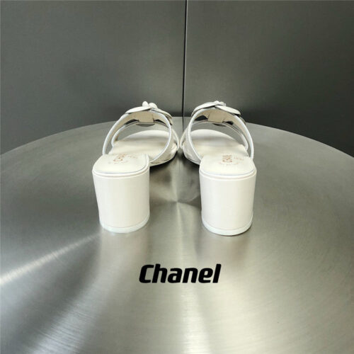 High Quality Luxury Chanel Camellia Slippers Sandals – Style 99526 product detail