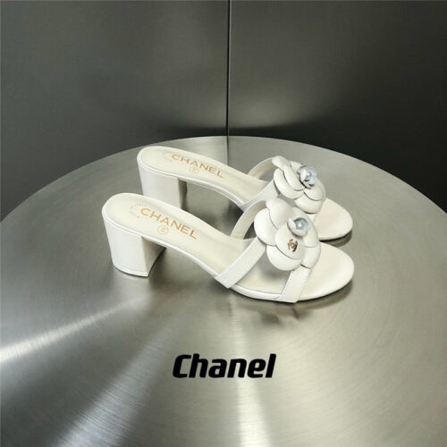 High Quality Luxury Chanel Camellia Slippers Sandals – Style 99526