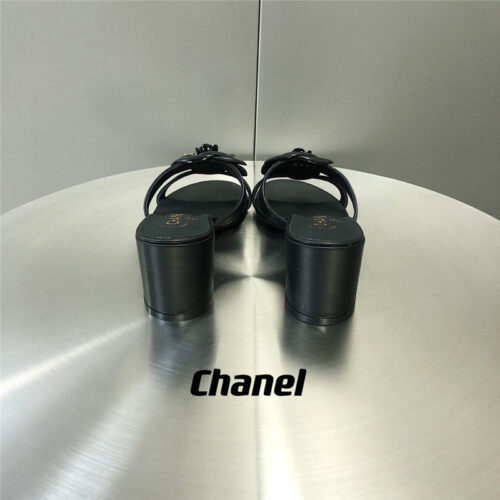 High Quality Luxury Chanel Camellia Slippers Sandals product detail