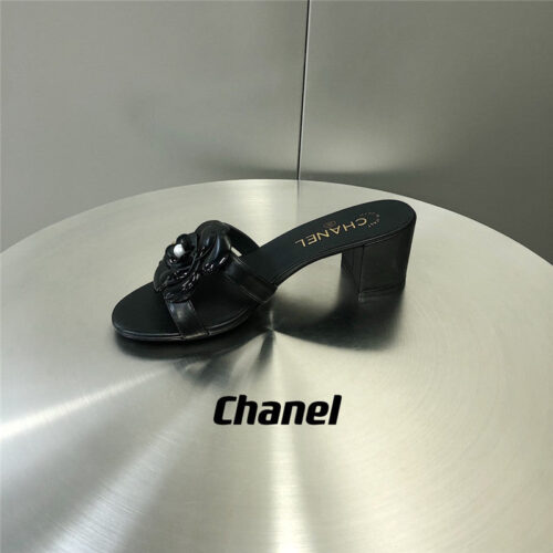 High Quality Luxury Chanel Camellia Slippers Sandals product detail