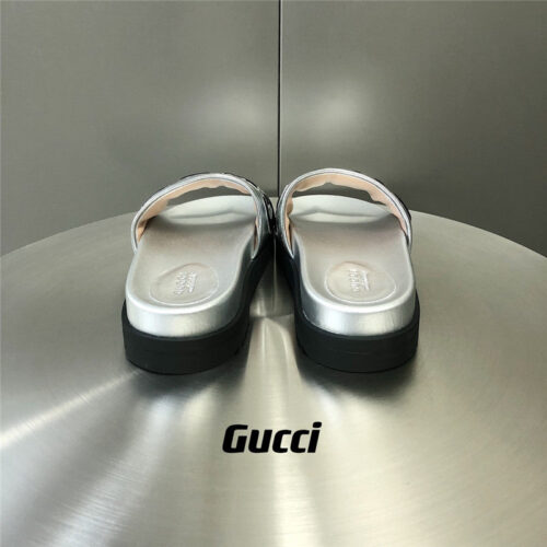 High Quality Luxury Gucci Letter Logo Platform Slippers – Style 15443 product detail