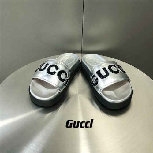 High Quality Luxury Gucci Letter Logo Platform Slippers – Style 15443 product detail