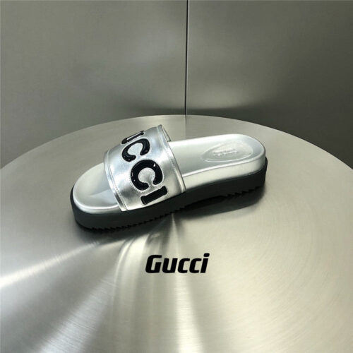High Quality Luxury Gucci Letter Logo Platform Slippers – Style 15443 product detail