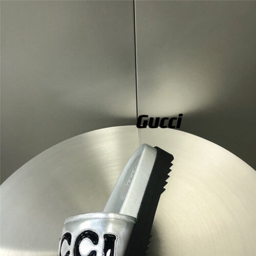 High Quality Luxury Gucci Letter Logo Platform Slippers – Style 15443 product detail