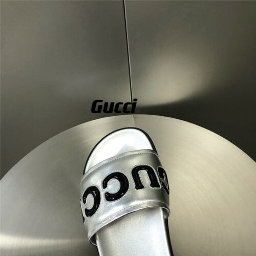 High Quality Luxury Gucci Letter Logo Platform Slippers – Style 15443 product detail
