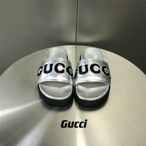 High Quality Luxury Gucci Letter Logo Platform Slippers – Style 15443 product detail