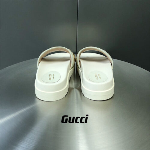 High Quality Luxury Gucci Letter Logo Platform Slippers product detail