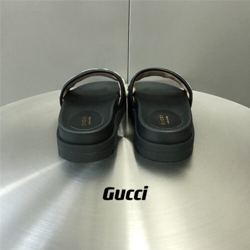 High Quality Luxury Gucci Letter Logo Platform Slippers – Style 51603 product detail