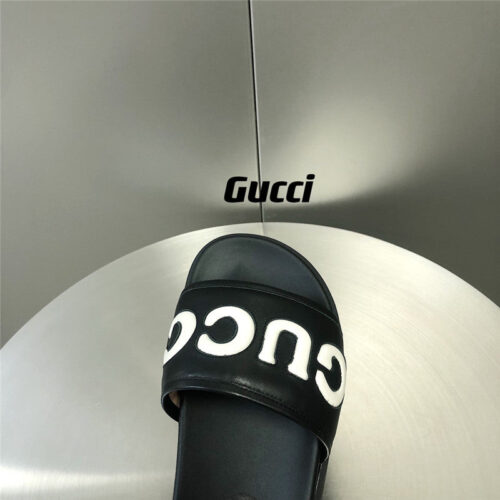 High Quality Luxury Gucci Letter Logo Platform Slippers – Style 51603 product detail