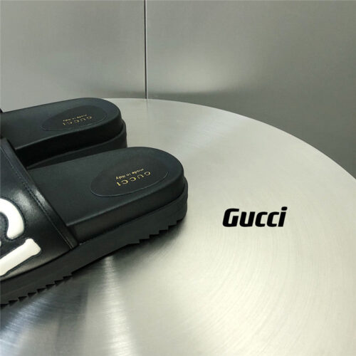 High Quality Luxury Gucci Letter Logo Platform Slippers – Style 51603 product detail