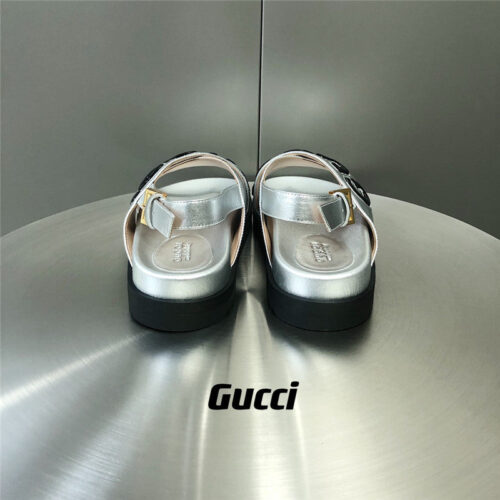 High Quality Luxury Gucci Letter Logo Platform Slippers Sandals – Style 77587 product detail