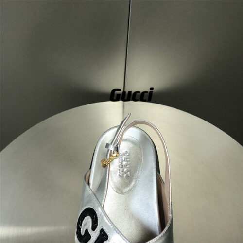 High Quality Luxury Gucci Letter Logo Platform Slippers Sandals – Style 77587 product detail