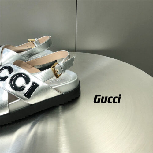 High Quality Luxury Gucci Letter Logo Platform Slippers Sandals – Style 77587 product detail