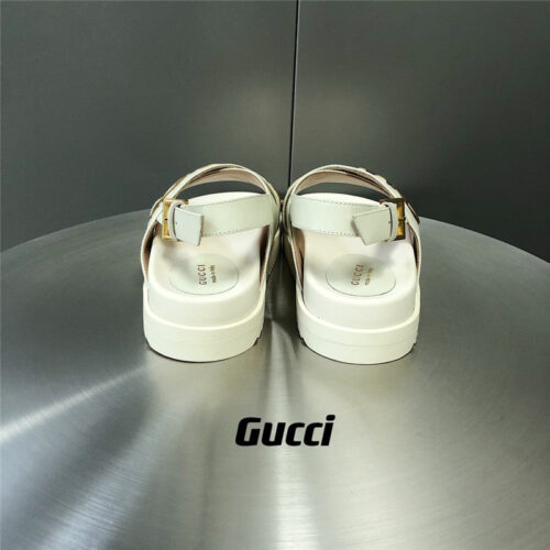High Quality Luxury Gucci Letter Logo Platform Slippers Sandals – Style 12051 product detail
