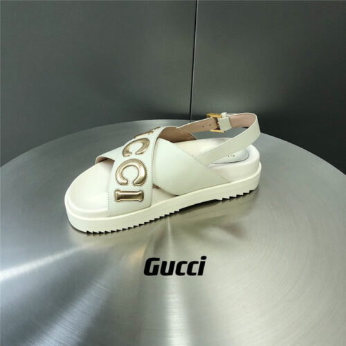 High Quality Luxury Gucci Letter Logo Platform Slippers Sandals – Style 12051 product detail