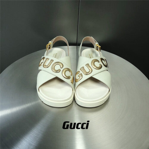 High Quality Luxury Gucci Letter Logo Platform Slippers Sandals – Style 12051 product detail
