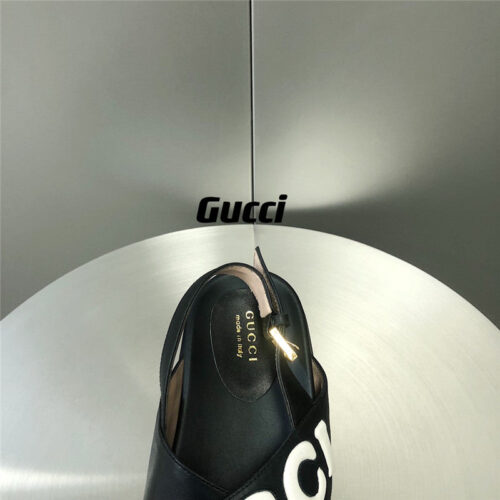 High Quality Luxury Gucci Letter Logo Platform Slippers Sandals product detail