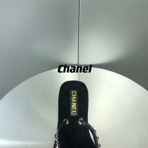 High Quality Luxury Chanel Chain Flip Flops – Style 76806 product detail