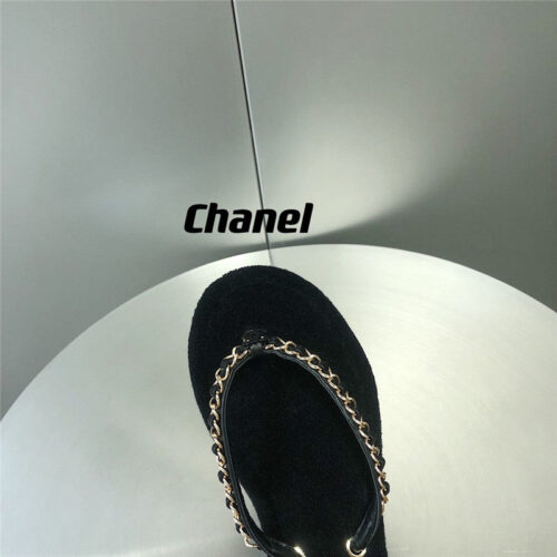 High Quality Luxury Chanel Chain Flip Flops – Style 76806 product detail
