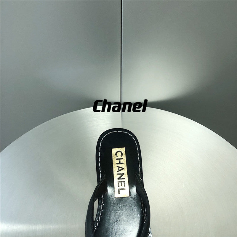 High Quality Luxury Chanel Chain Flip Flops product detail