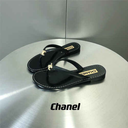 High Quality Luxury Chanel Chain Flip Flops product detail