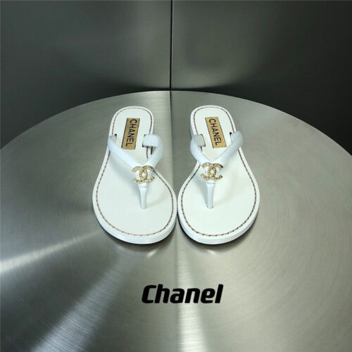 High Quality Luxury Chanel Chain Flip Flops – Style 66630 product detail