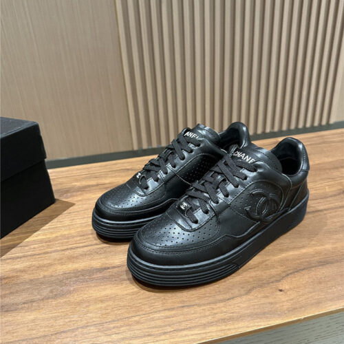 High Quality Luxury Chanel Logo Sneakers Womens – Style 52742 alternate view