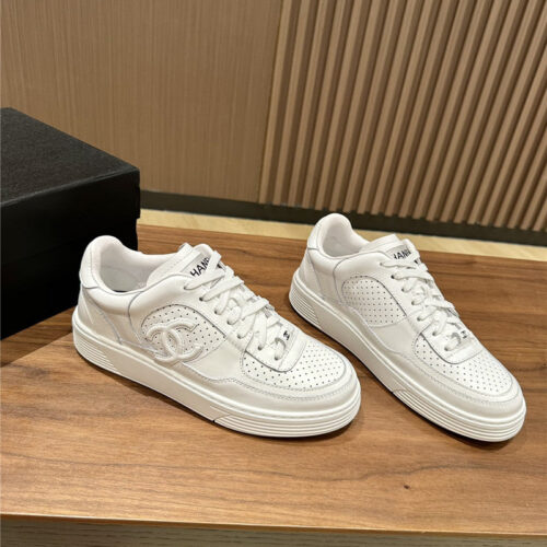 High Quality Luxury Chanel Logo Sneakers Womens – Style 47654