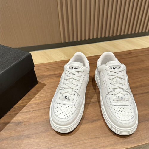 High Quality Luxury Chanel Logo Sneakers Womens – Style 47654 alternate view