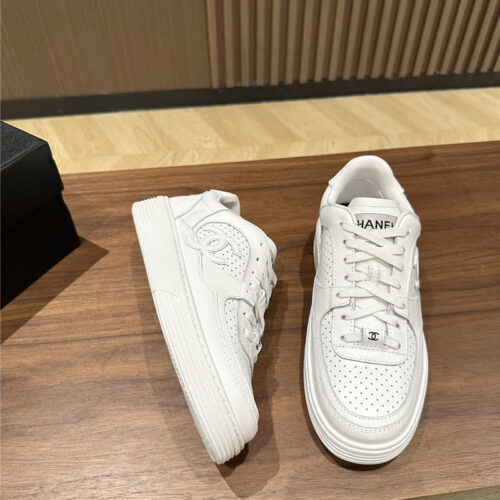 High Quality Luxury Chanel Logo Sneakers Womens – Style 47654 product detail
