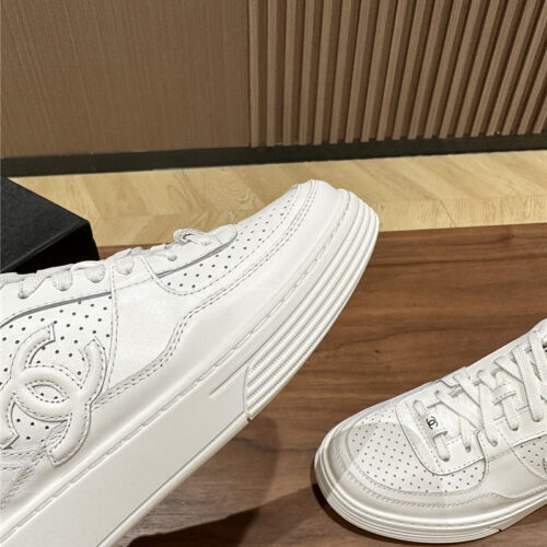 High Quality Luxury Chanel Logo Sneakers Womens – Style 47654 product detail