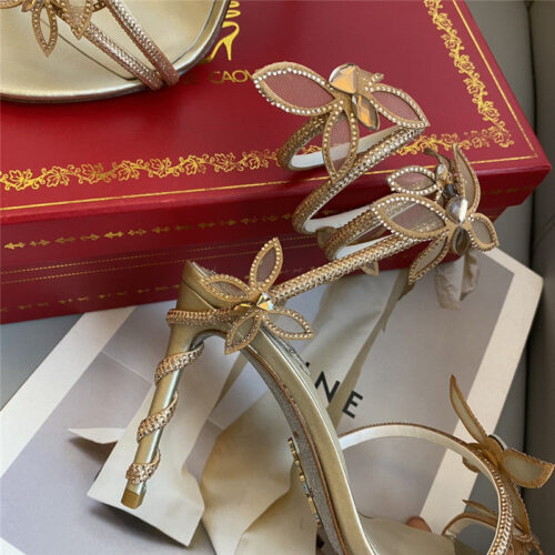 High Quality Luxury Rene Caovilla Butterfly Strappy Sandals product detail