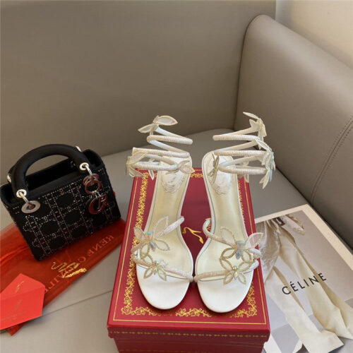 High Quality Luxury Rene Caovilla Butterfly Strappy Sandals – Sizes 35–41 product detail