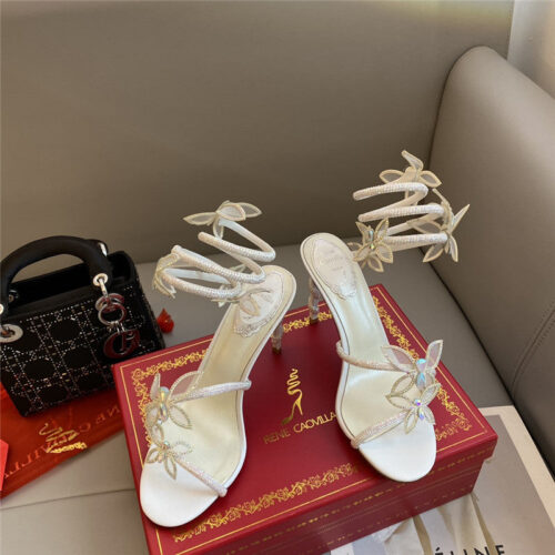 High Quality Luxury Rene Caovilla Butterfly Strappy Sandals – Sizes 35–41 alternate view