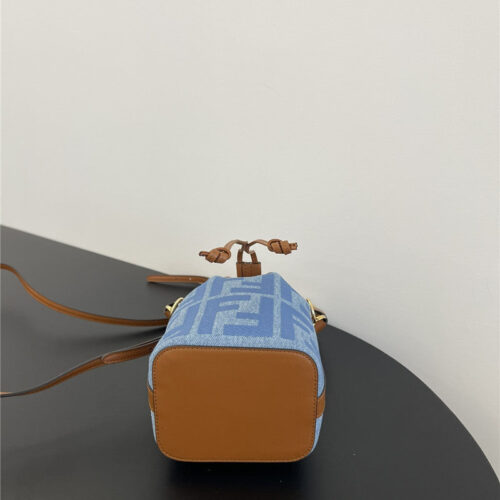 High Quality Luxury Fendi Denim Bucket Bag product detail