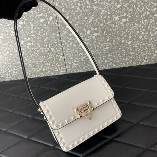 High Quality Luxury Valentino Garavani Rockstud23 Small Leather Bag – Style 03716 product detail