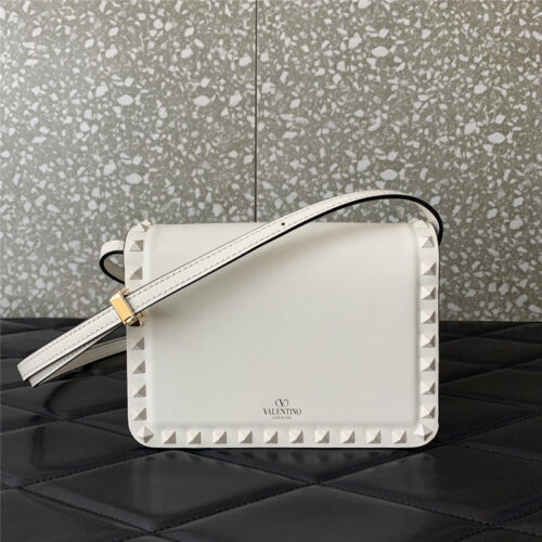 High Quality Luxury Valentino Garavani Rockstud23 Small Leather Bag – Style 03716 alternate view
